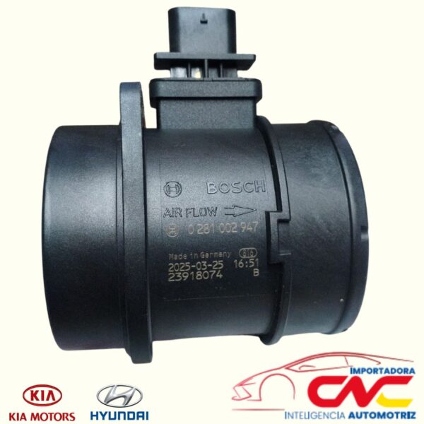 SENSOR MAF HYUNDAI I30 2.0 - HYUNDAI SANTA FÉ 2.0 - HYUNDAI SANTA FÉ 2.2 - HYUNDAI SONATA 2.0 - HYUNDAI TUCSON 2,0 - HYUNDAI H-1 CARGO 2.5 - HYUNDAI H-1 TRAVEL 2.5 KIA SORENTO 2.5 - KIA SPORTAGE 2,0 - KIA KARNIVAL 2,9