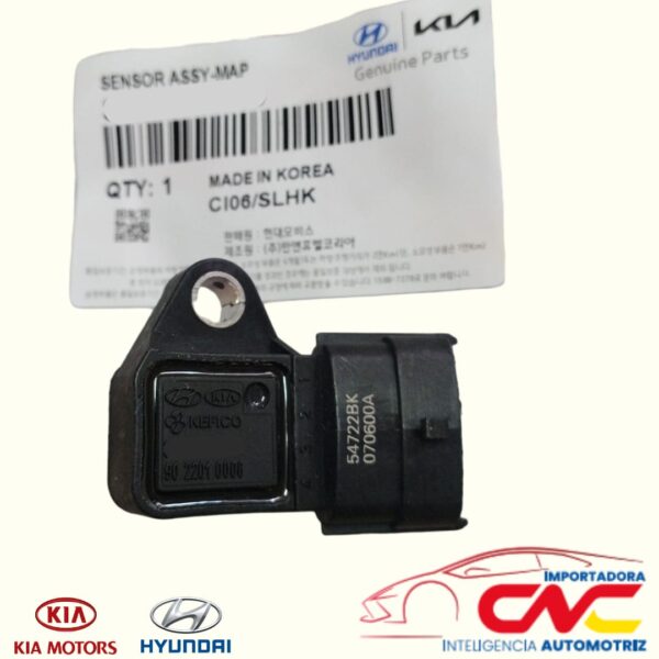 SENSOR MAP  HYUNDAI ELANTRA 2,0-2,4 - HYUNDAI SONATA 2,0/2,4 - HYUNDAI SANTA FE 2,4  - HYUNDAI I30 1,4/1,6 - HYUNDAI I10 1,0/1,1/1,2 - HYUNDAI H1 2,4 - HYUNDAI ELANTRA 1,6 - HYUNDAI I20 1,2/1,4/1,6 -HYUNDAI I20 1,2/1,4 - HYUNDAI TUCSON TL 2,4 - HYUNDAI CRETA 1,6 - HYUNDAI ACCENT 1,4/1,6 - KIA CERATO 1,6 - KIA CARENS 1,6 - KIA SOUL 1,6 - KIA VENGA 1,4/1,6 - KIA SORENTO 2,4 - KIA CERATO 1,6/2,0 - KIA SPORTAGE 1,6/2,0 - KIA 1,0/1,2 - KIA RIO 1,2/1,4/1,6 - KIA OPTIMA 2,0/2,4 - KIA SPÓRTAGE 2,4