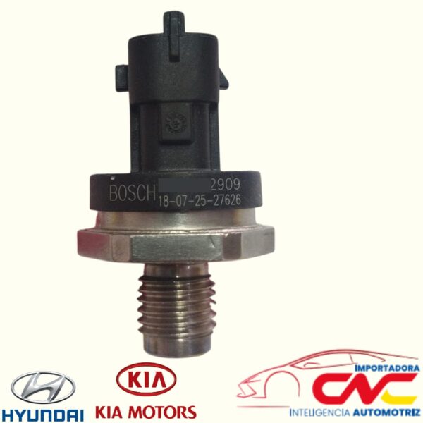 SENSOR DE RIEL HYUNDAI ACCENT 1.5 - HYUNDAI ELANTRA 1.5/2.0 - HYUNDAI GETZ  1.5 - HYUNDAIH-1 - HYUNDAI SANTA FE I 2.0 TRAJET (FO) 2.0 CRDI HYUNDAI TUCSON 2.0 - KIA  CARENS II 2.0 - KIA CERATO 2.0 - KIA SORENTO 2.5 - KIA SPORTAGE 2.0 