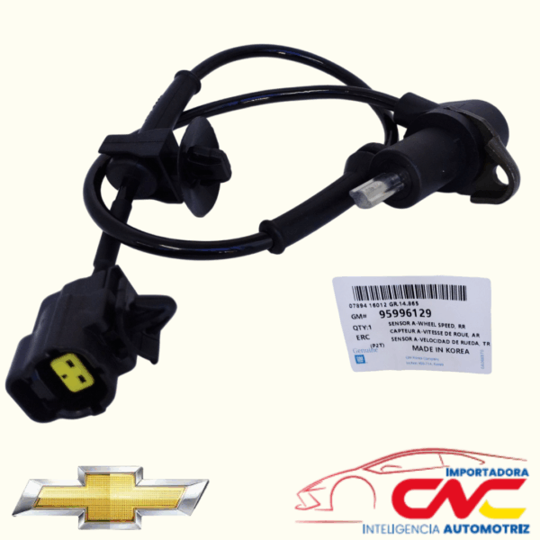 SENSOR ABS POSTERIOR IZQUIERDO CHEVROLET AVEO 1.4/1.6 - CHEVROLET CHEVY TAXI 1.5 - CHEVROLET AVEO FAMILY 1.5