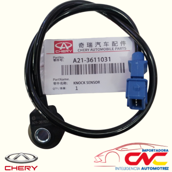 SENSOR DE DETONACION  CHERY ARRIZO 3 - CHERY ARRIZO 5 - CHERY VAN PASS 1.5 - CHERY TIGGO 5 1.5