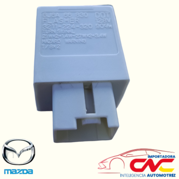 FLASHER - RELE DIRECCIONALES MAZDA B2600 2.6 - MAZDA B2200 2.2 - MAZDA BT-50 2.6/2.5/2.2 - MAZDA 6 2.3/3.0 - MAZDA 2 1.3/1.5