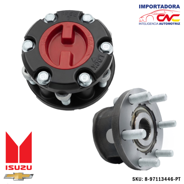 CANDADO AUTOMATICO IZUSU DMAX 2.5 - 3.0 TROOPER 2.6 - 2.8 RODEO 2.2 - 2.6 - 3.2