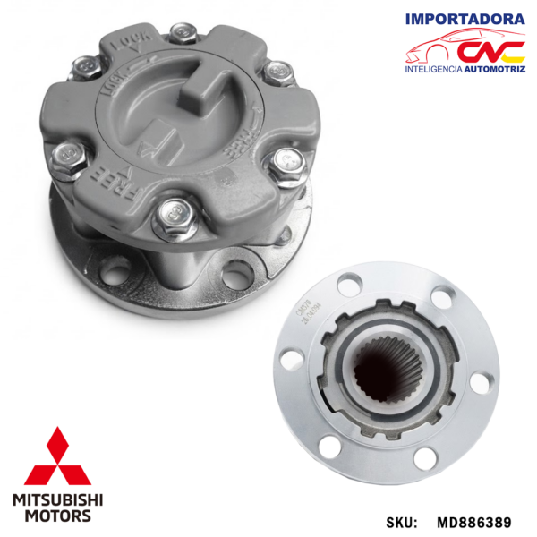 CANDADO AUTOMATICO MITSUBISHI L200 2.4 - 2.5 - 2.0 - 3.0 MITSUBISHI MONTERO 2.5 - 2.6 - 3.0 - 3.5