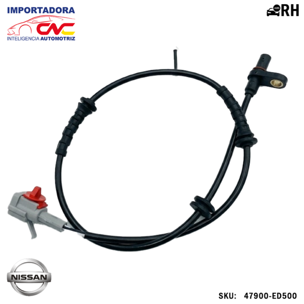 SENSOR ABS POSTERIOR RH NISSAN TIIDA 1,6/1,8/1,5 - NISSAN VERSA 1,5/1,6/1,8
